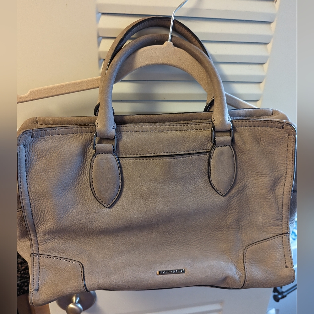 Rebecca Minkoff Moonwalking Grey Leather Satchel